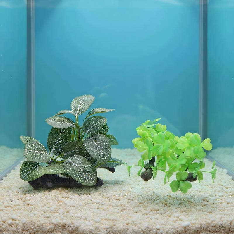 Planted Aquarium With Driftwood - Искусственное корягиное растение для декора аквариума,