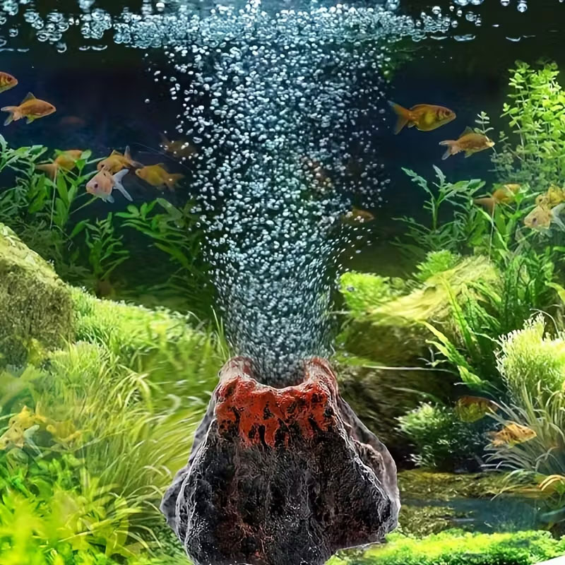 Aquarium Planted Seeds - Вулканический камень-аэратор для аквариумов, не требует