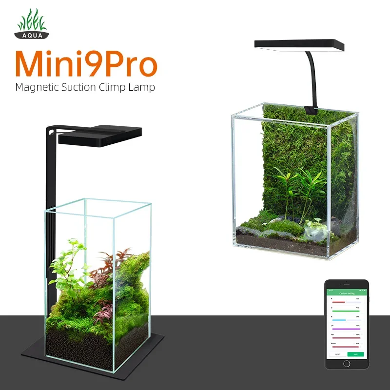 Aquarium Plant Light Spectrum - WEEK AQUA Mag Pro USB Нано-лампа