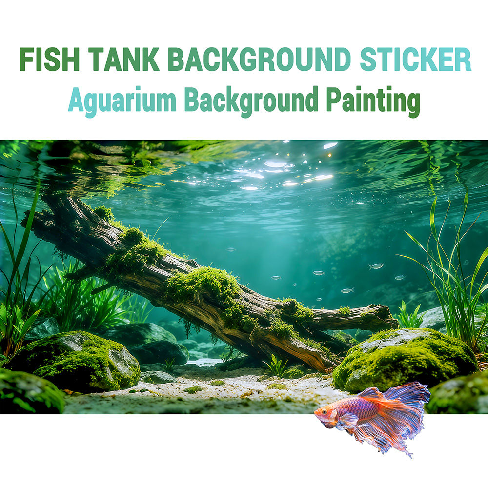 Aquarium Planted Seeds - Декоративные наклейки для аквариума: плавучие коряги