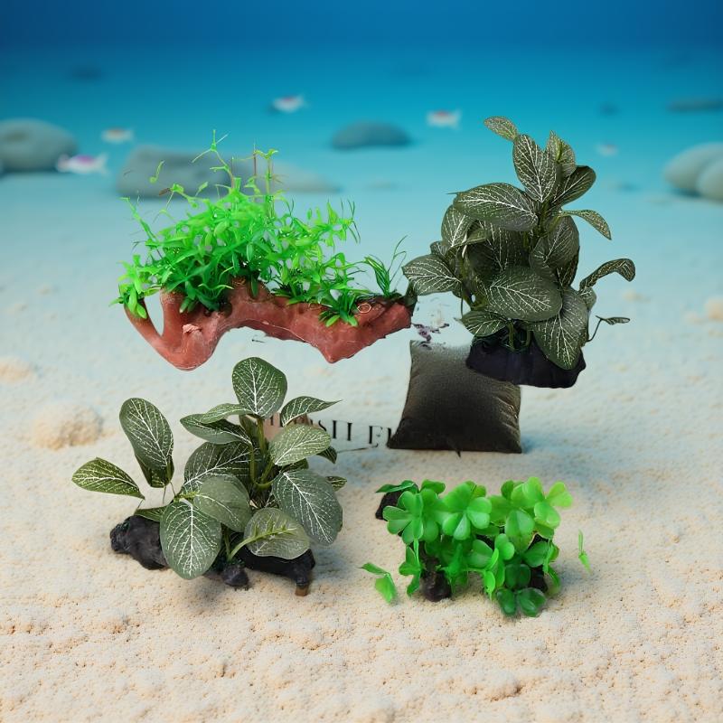 Искусственное корягиное растен – обзор и цена Planted Aquarium With Driftwood