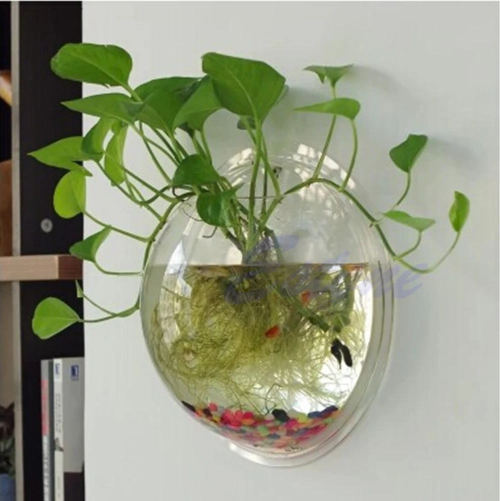 Настенная акриловая миска для  – обзор и цена Aquarium Planted Wall