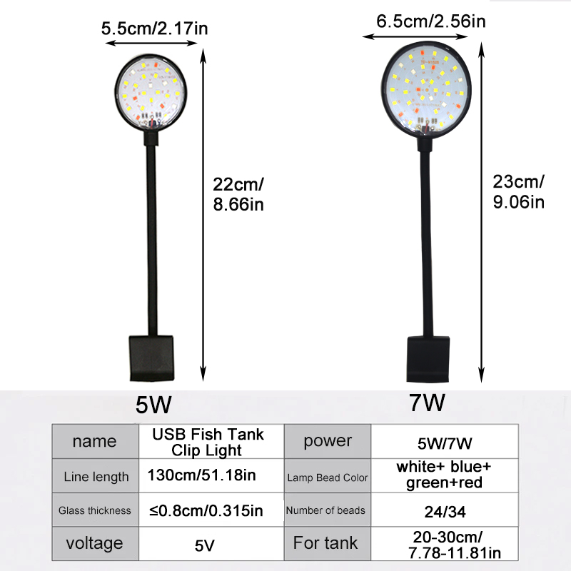 USB светодиодная лампа для акв – обзор и цена Planted Aquarium Mini