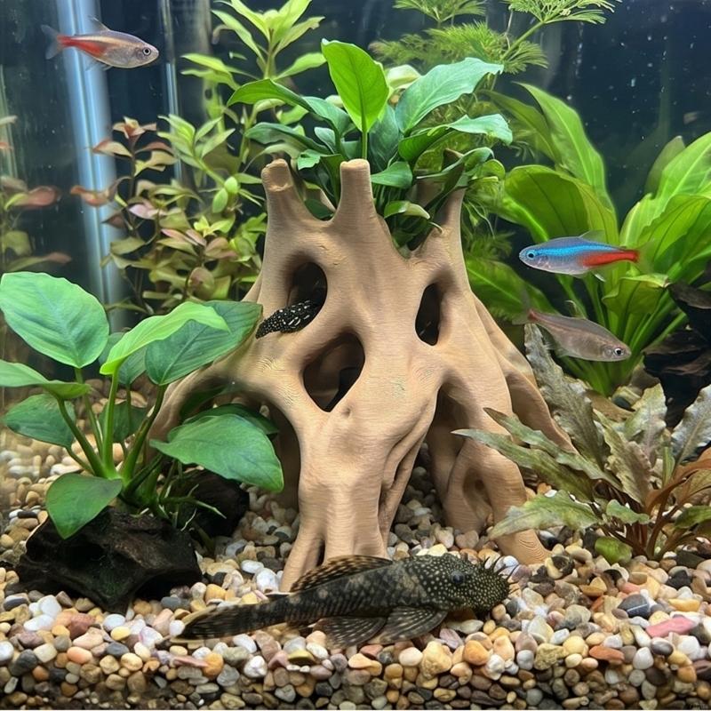 Ствол дерева Коряги Аквариумы  – обзор и цена Planted Aquarium With Driftwood