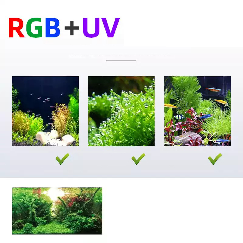 Week Aqua L Series WRGB UV Пол – обзор и цена Aquarium Plant Light Spectrum