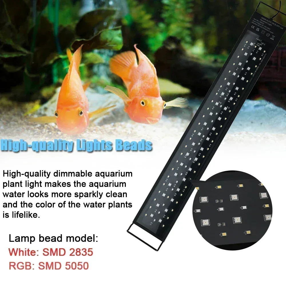 Водонепроницаемая IP68 осветит – обзор и цена Aquarium Plant Light Spectrum