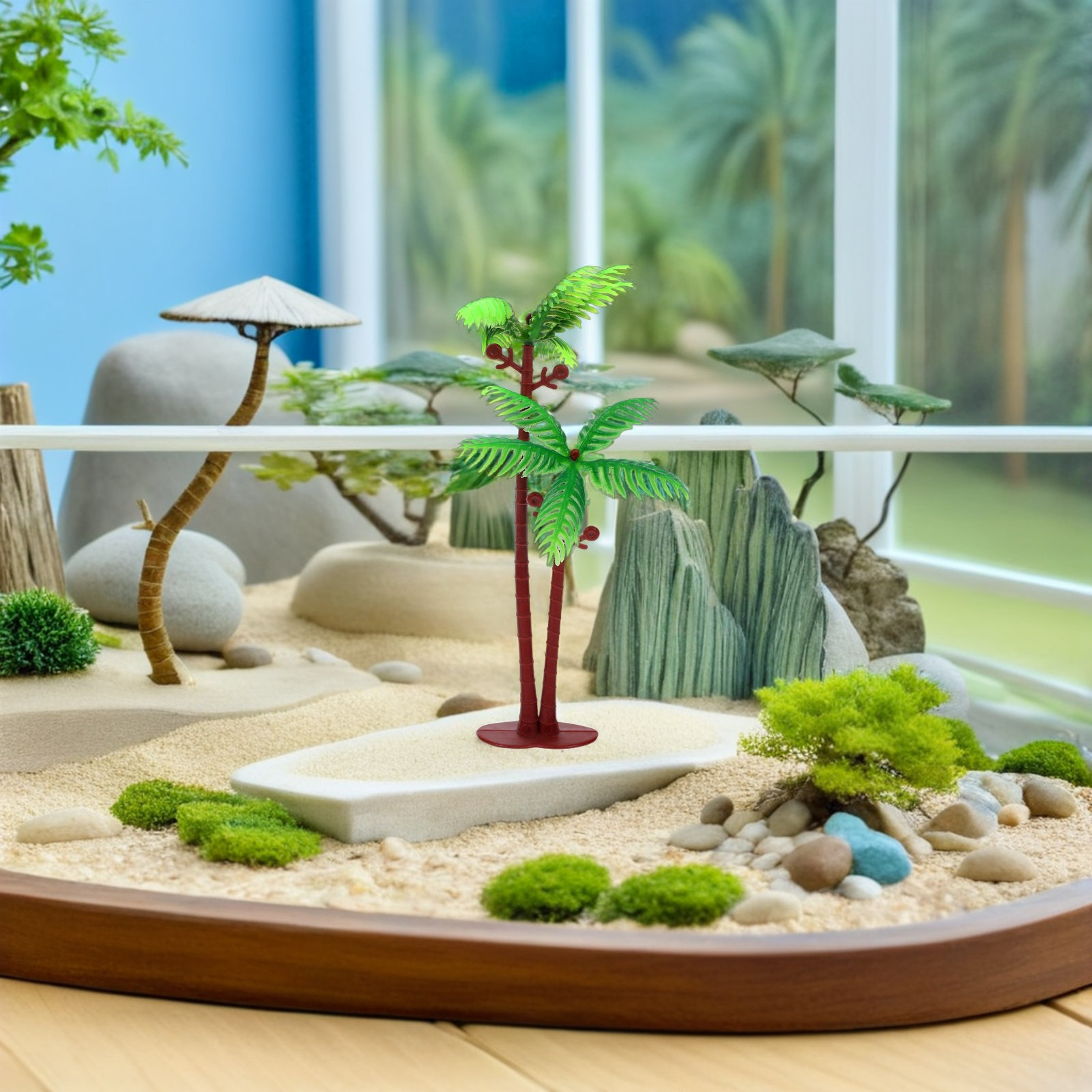 15 шт. реалистичных миниатюрны – обзор и цена Planted Aquarium Mini