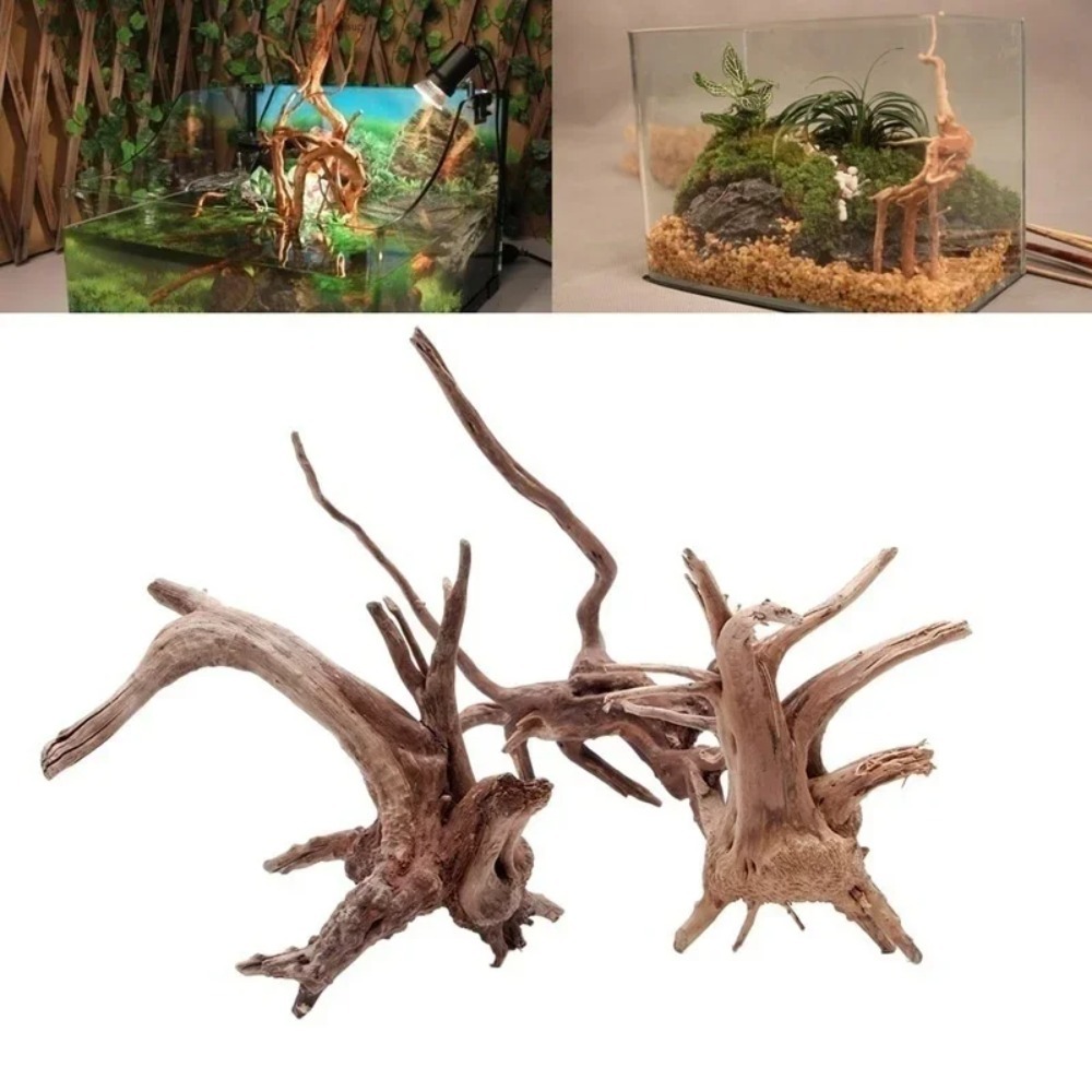 Натуральный корень дерева для  – обзор и цена Planted Aquarium With Driftwood