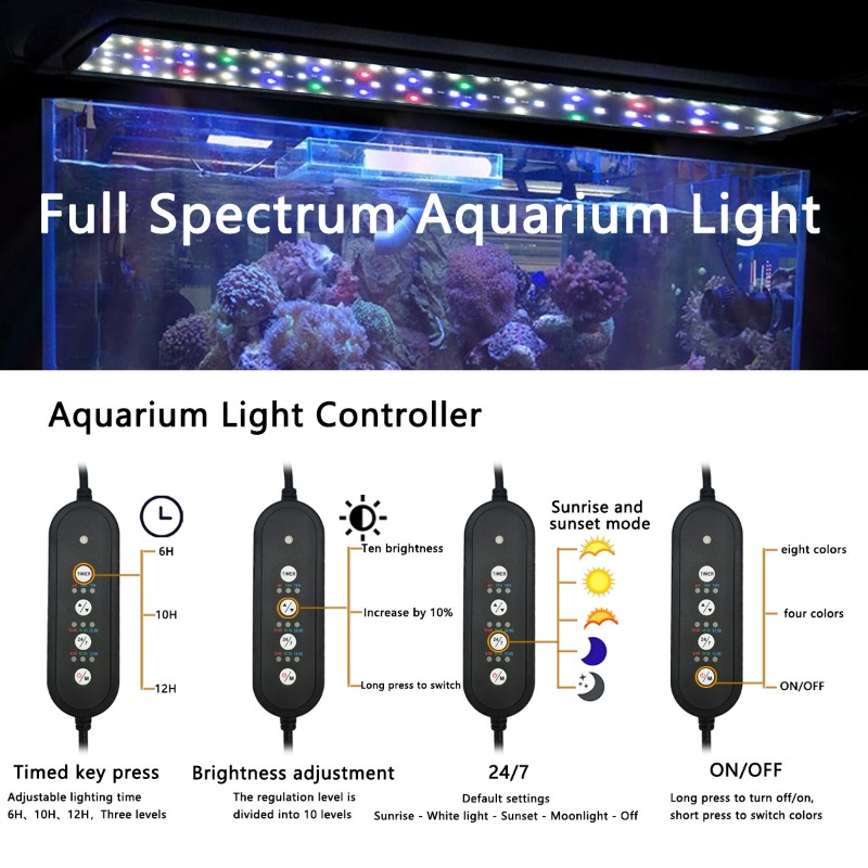 Светодиодный светильник для ак – обзор и цена Aquarium Plant Light Spectrum